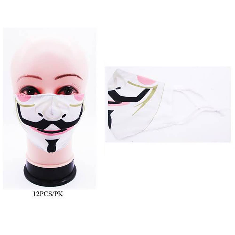 Sensibling Corp. – Engroshandel Mundbind – 12STK - Joker Print Mode Masker1