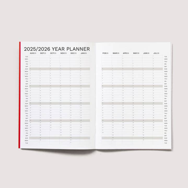 OCTAGON DESIGN - Wholesale Planner - 2025/2026 Big Monthly Planner · A4 size4