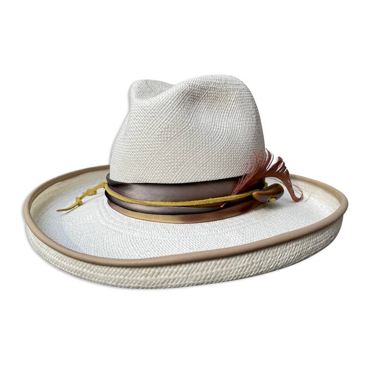 Cha Cha's House of Ill Repute - Wholesale Fedora - Women's - Kettle - Bleach Panama Fedora