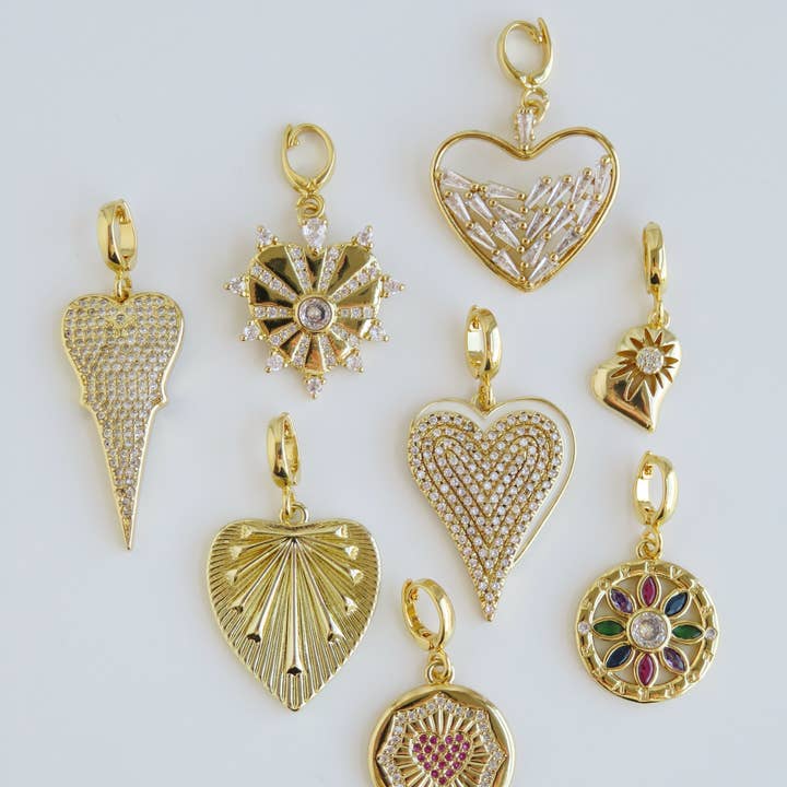Filled With Love - Heart Charms for wholesale by Curated By Suarez