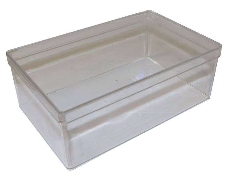 Crystal Magick Wholesale Ltd - Vendita all'ingrosso Cestini - Scatola trasparente in plastica con coperchio0