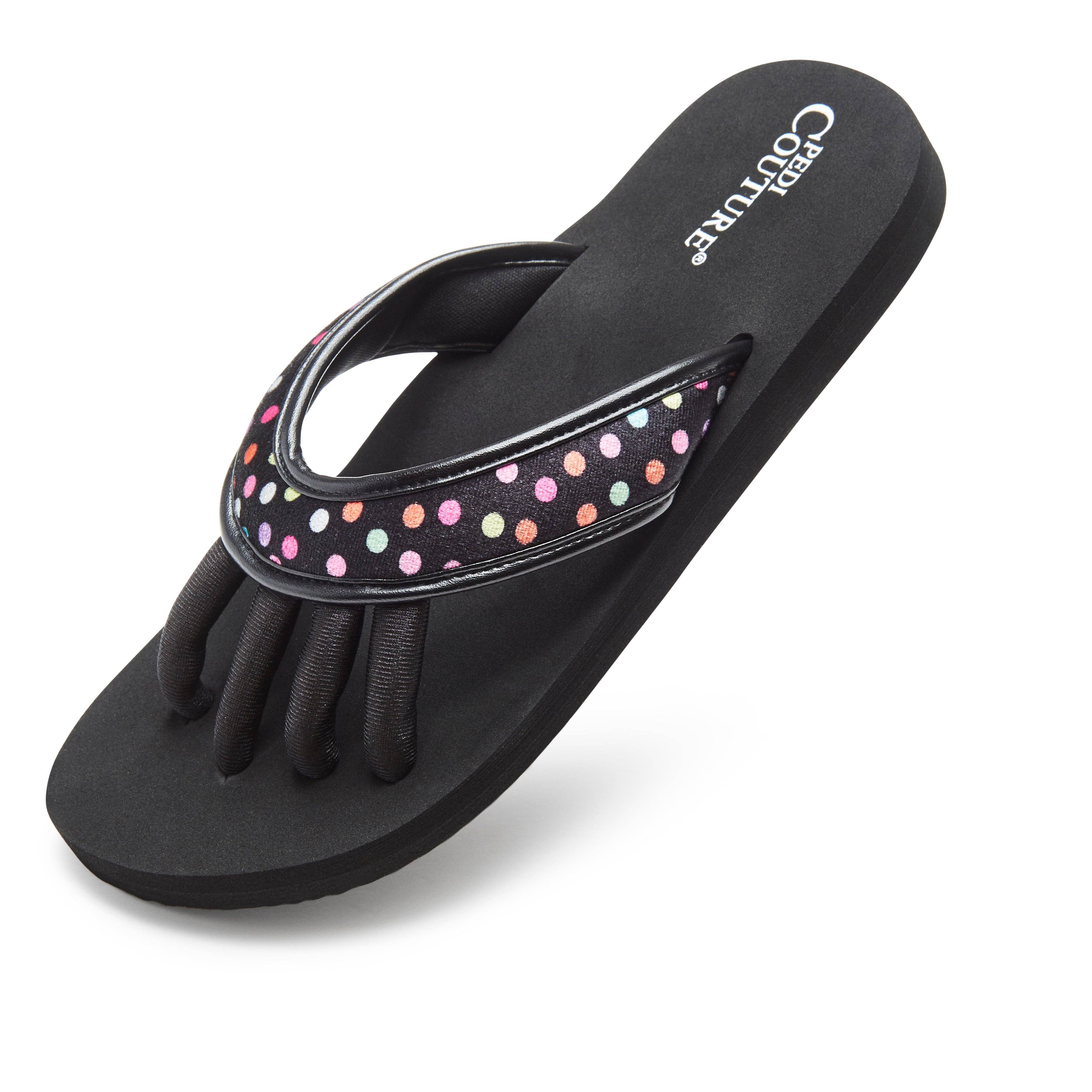 Pedi Couture - Wholesale Sandals - Women's - Polka Dot Toe Separator Sandals6