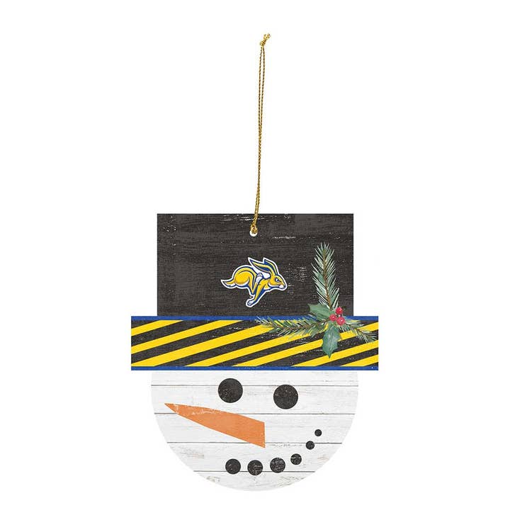 Snowman Ornament South Dakota State University Jackrabbits for wholesale by KH Sports Fan