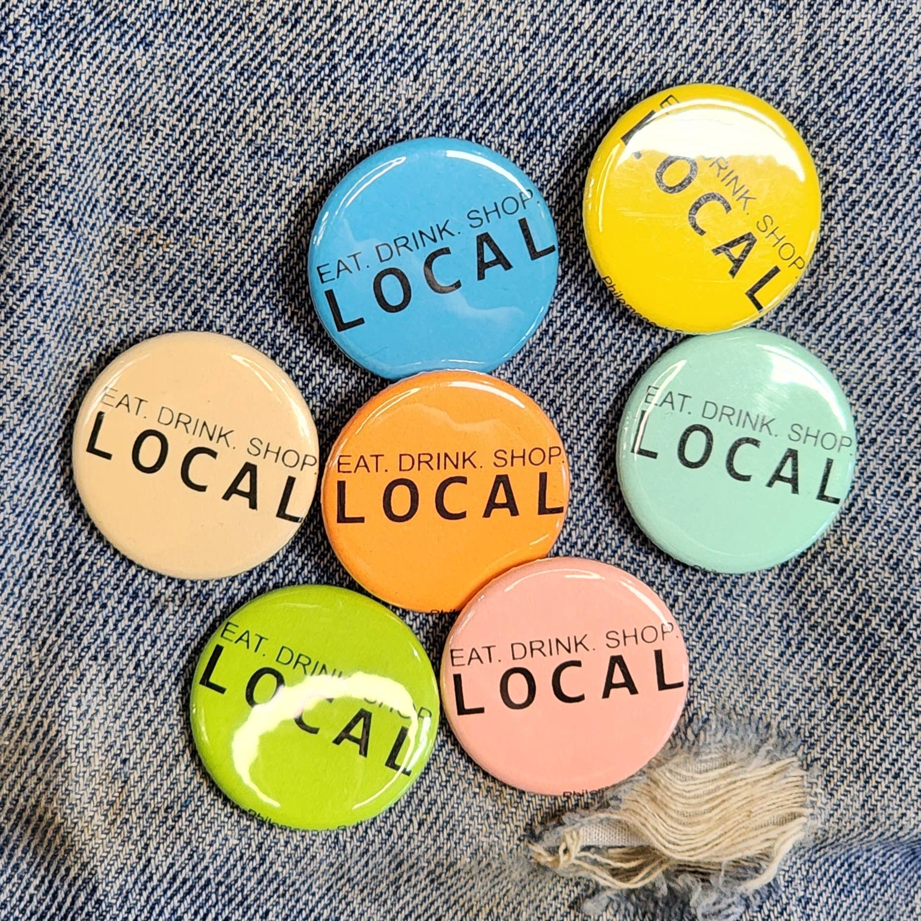 Hardworking Stoner - Vendita all'ingrosso Portachiavi - Unisex - MANGIARE. BERE. NEGOZIO. LOCAL - pulsante o portachiavi4