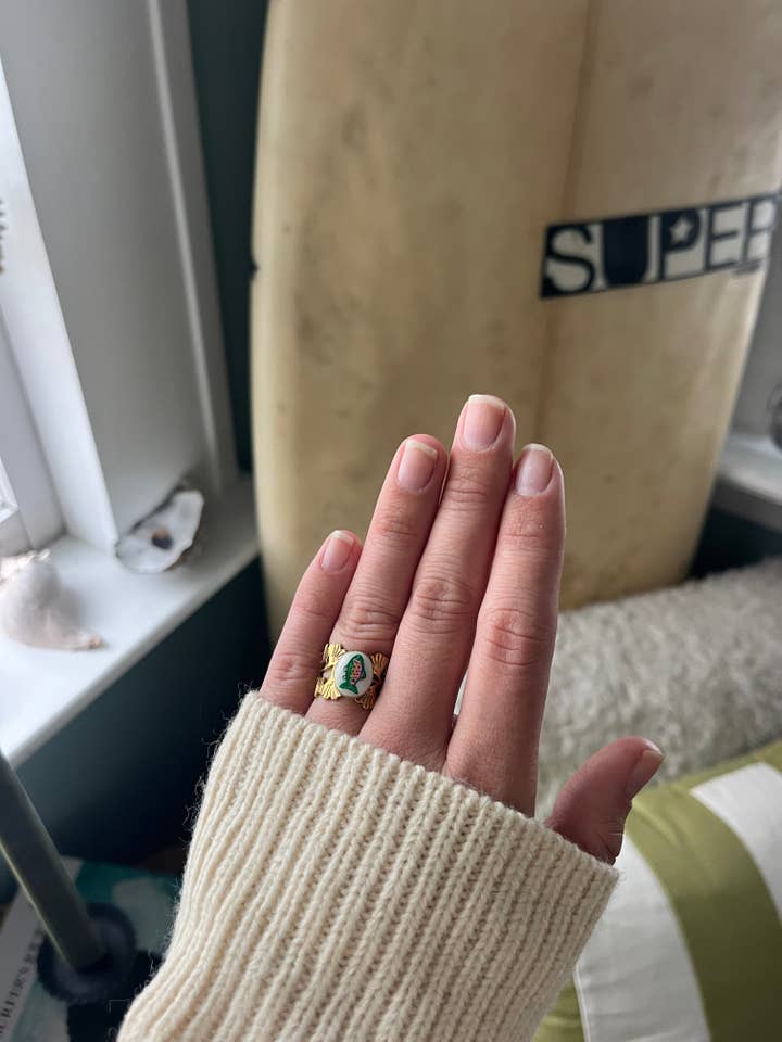 Ørredring med hvid baggrund for engroshandel hos Love From Lowcountry