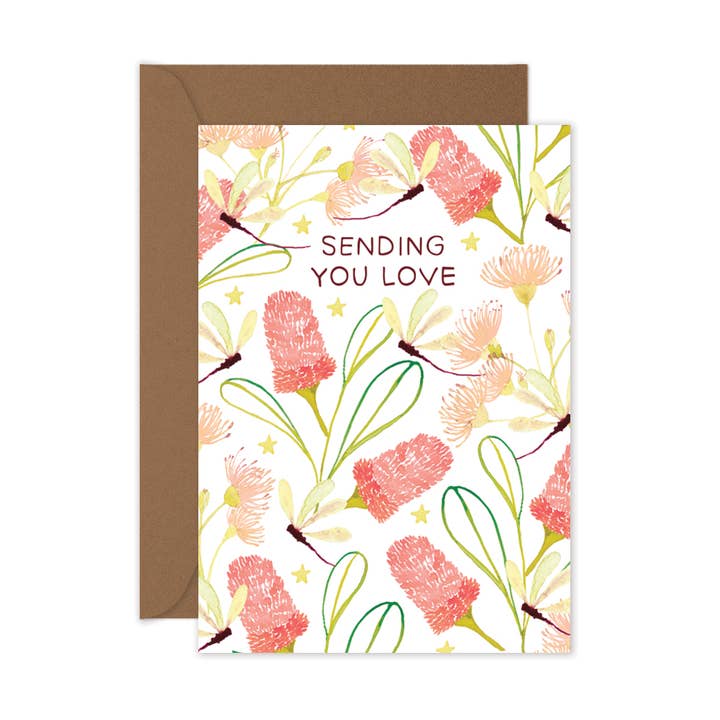 Sending You Love - Sympathy wenskaart voor wholesale door littlehoothoot