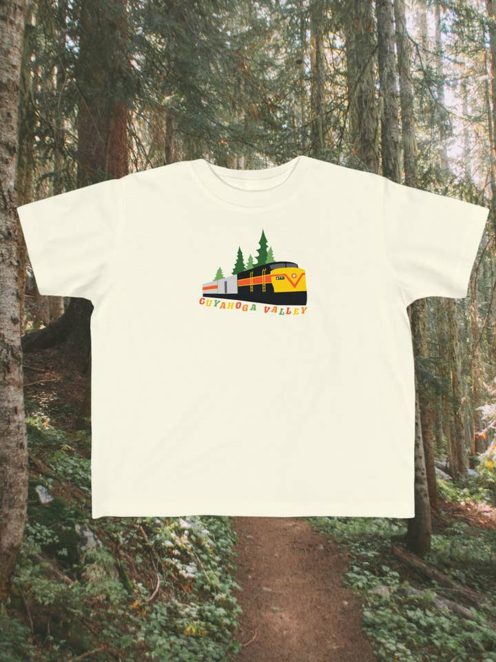 T-shirt souvenir unisexe pour tout-petit du parc national de la vallée de Cuyahoga pour la vente par Traildust Goods