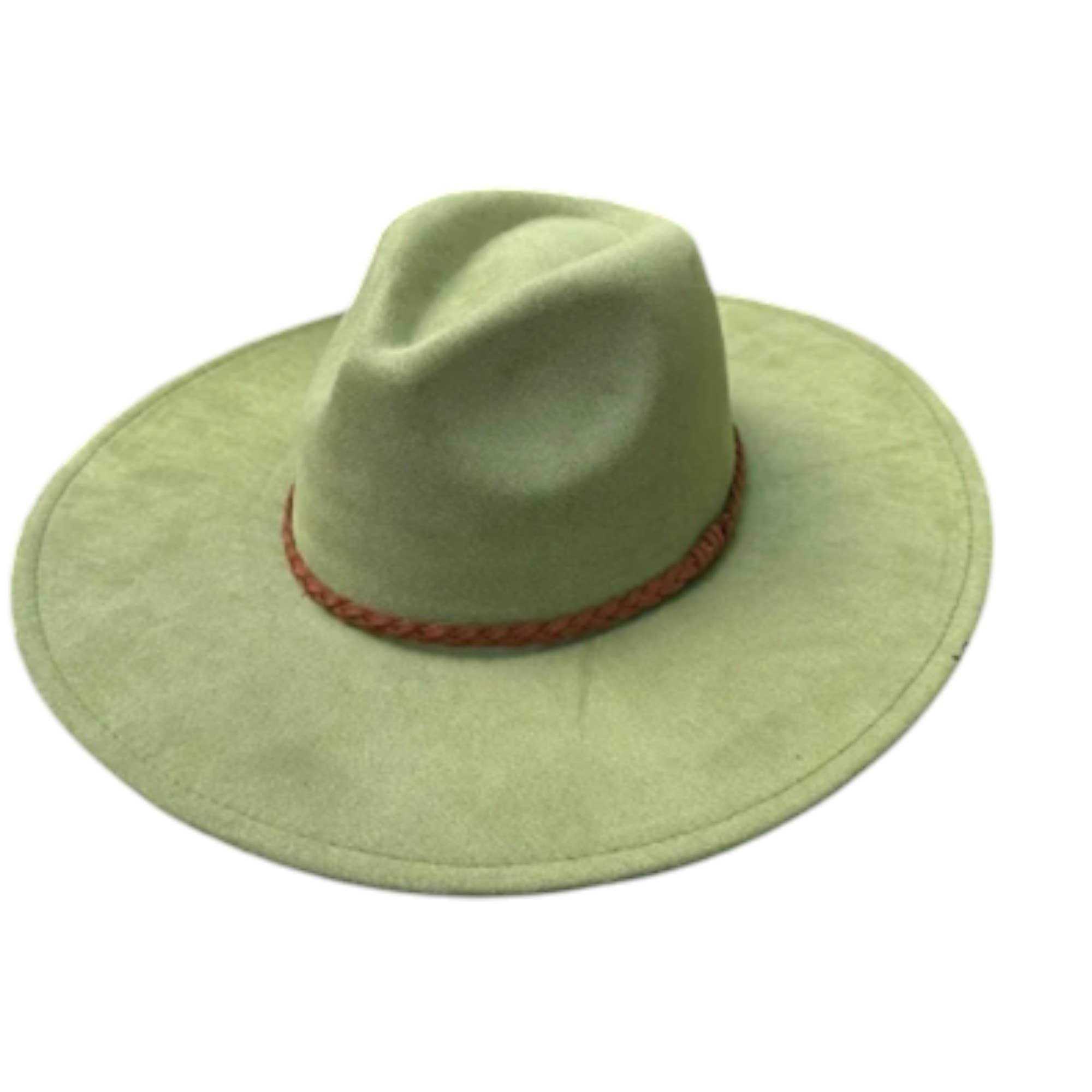 Portia Hat – wholesale Fedora - Unisex – Wide Brim Vegan Suede Hat – Classic & Stylish 1