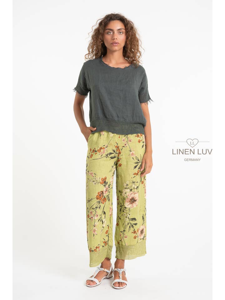 ASFALT SS25 - Fransk Linned Top Linen Luv (TP1524-201) for engroshandel på Faire3