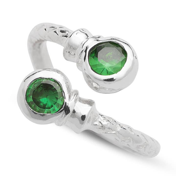 Better Jewelry Personalized .925 Sterling Silver Birthstone Ring for wholesale by Better Jewelry