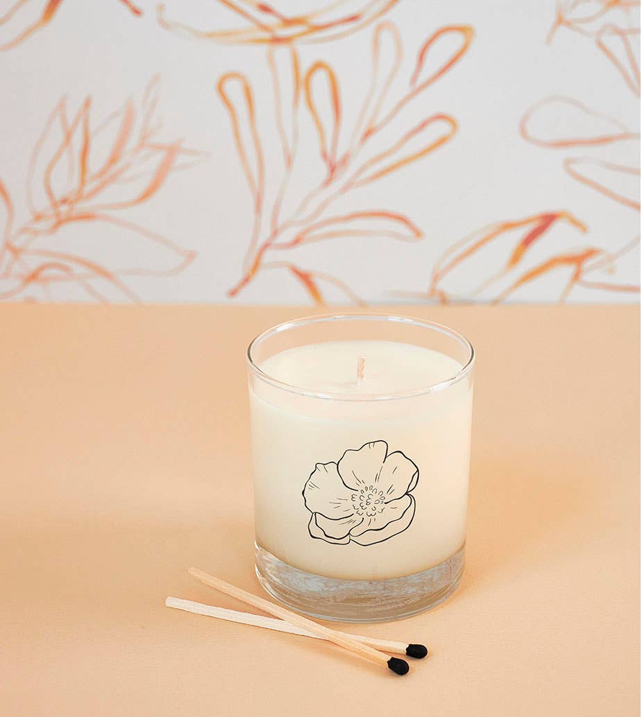 Scripted Fragrance - Wholesale Jar/Filled Candle - February Birth Flower Soy Candle5