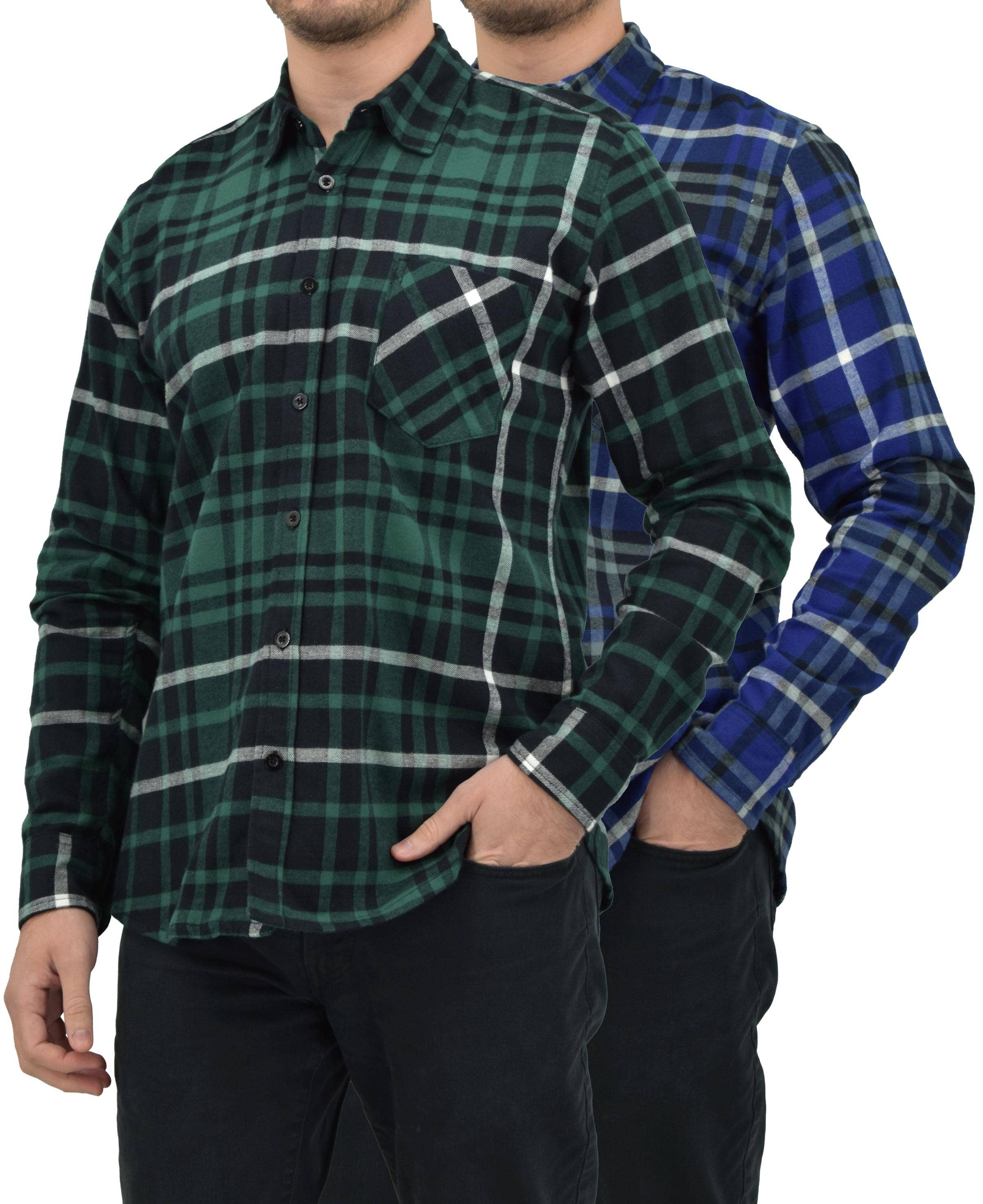 I-Wear Brands - Wholesale Button Down Shirt - Men's - Men's Long Sleeve Button Down Cotton Flannel Shirt7