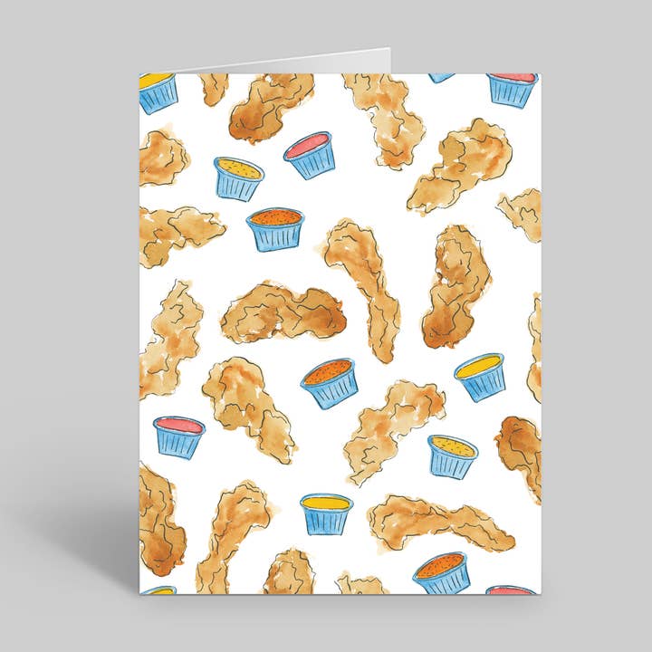 Chicken Fingers stationery for wholesale by Count Your Smiles