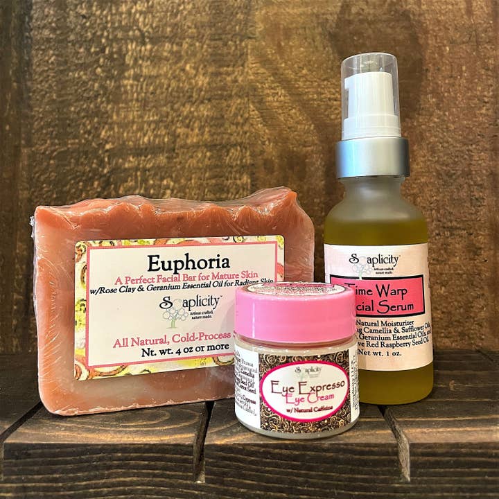 Time Warp Trio Sets for Mature Skin for wholesale by Soaplicity