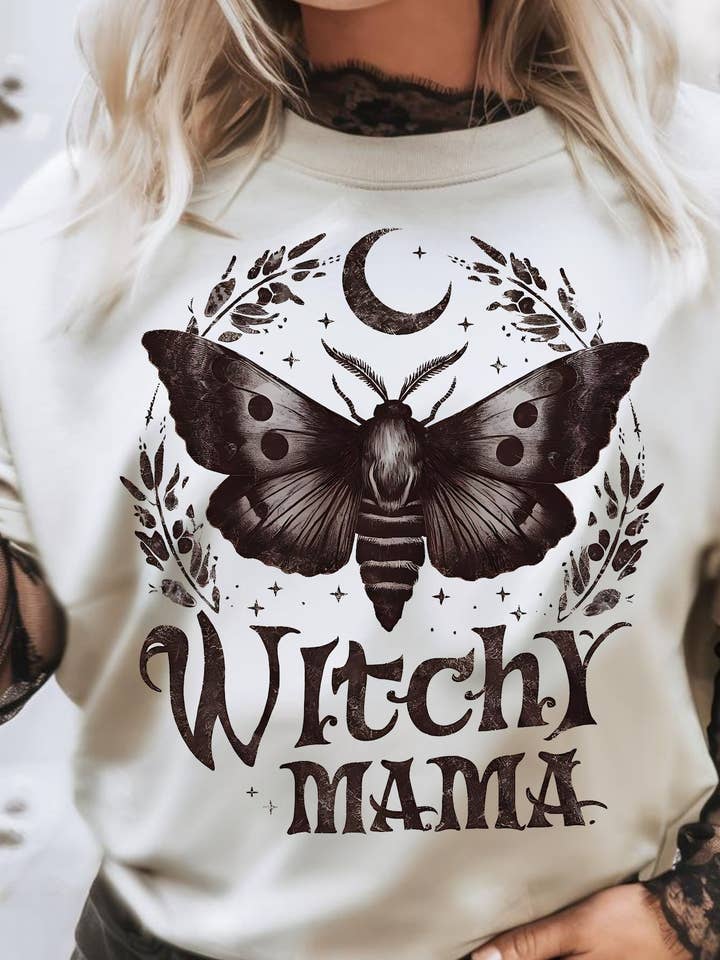 Camiseta Witchy Mama para venta al por mayor de Lunastry