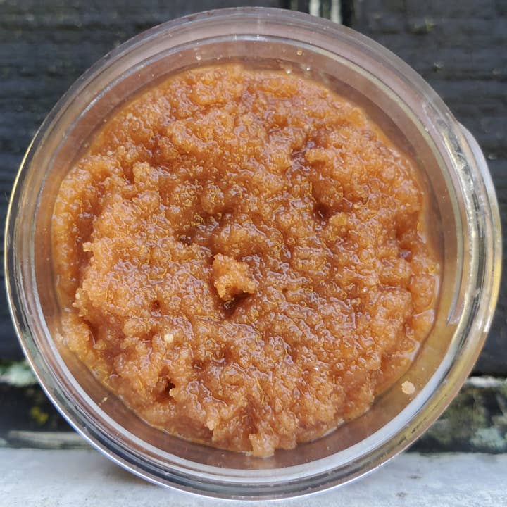 Tangerine Lip Scrub for wholesale by DillyDallyAlie Soap Co