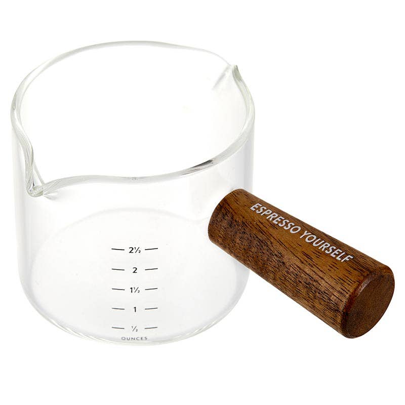 Santa Barbara Design Studio by Creative Brands - Wholesale Measuring Cup - Espresso Measuring Glass with Wood Handle1