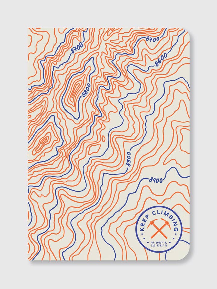 Keep Climbing Notebook for wholesale by Pike Street Press