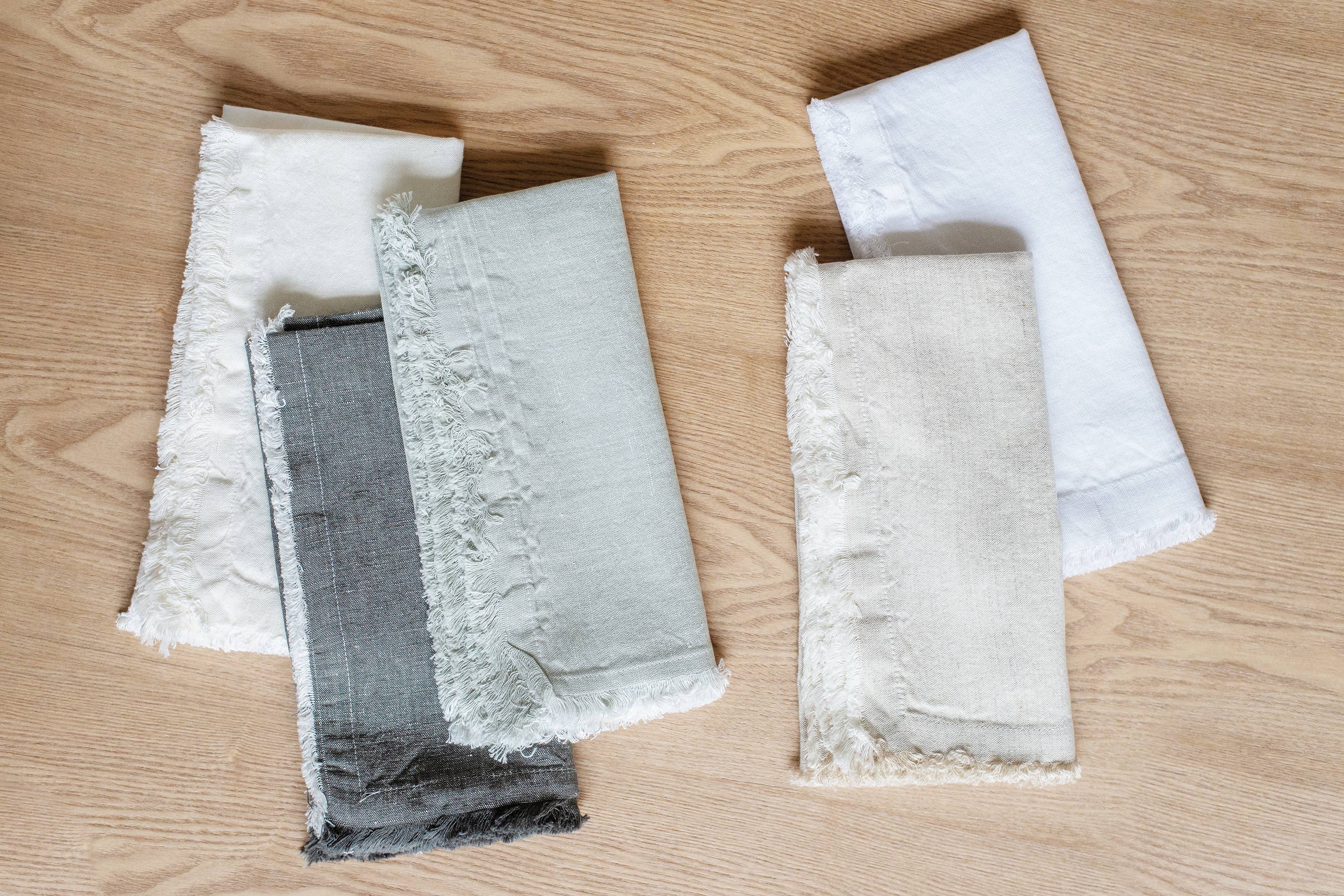 Porter Lane Home - Wholesale Dinner & Cloth Napkin - Fringe Edge Napkin, Set of 40