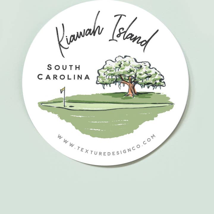 Texture Design Co - Wholesale Sticker - Sherbet Painted Streets - The Kiawah Sticker3