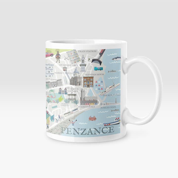 Betty Boyns Designs – wholesale Coffee mug – ILLUSTRATED MAP MUGS43