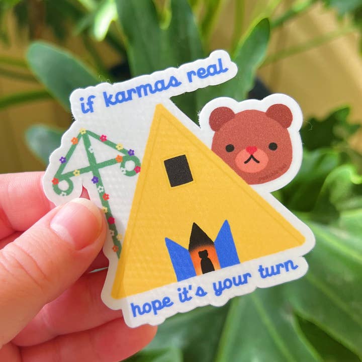 Peachie Kei - Wholesale Sticker - Karma Horror Temple Sticker1