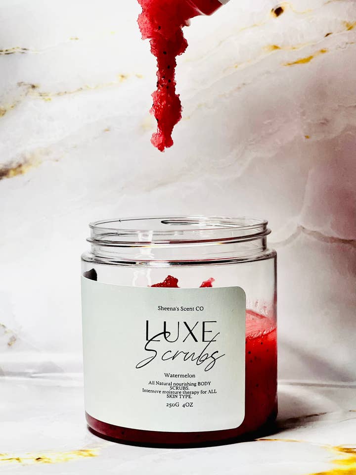 Watermelon Body Scrub for wholesale by Sheena’s Scent