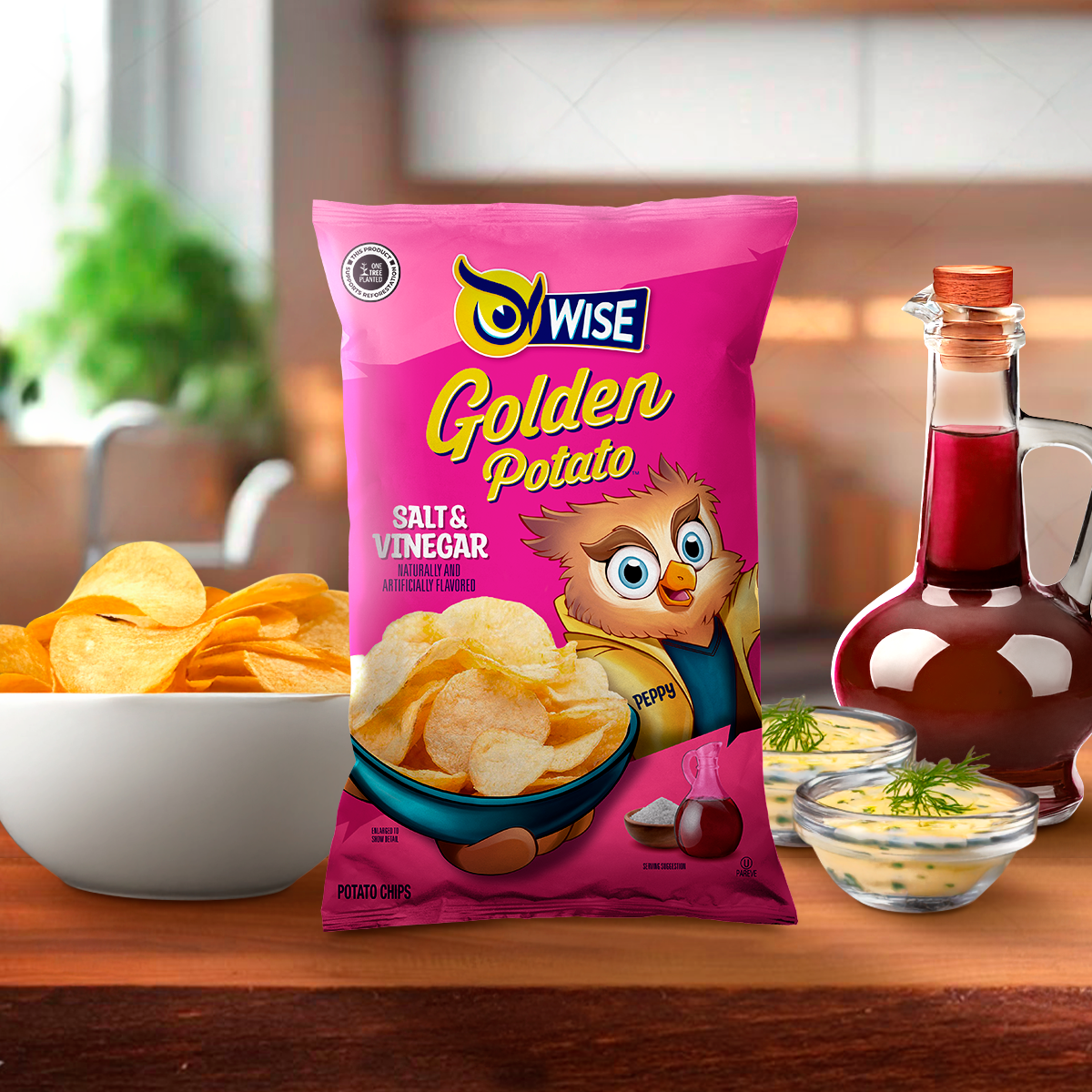 Wise Foods - Wholesale Chips - Salt & Vinegar Potato Chips1