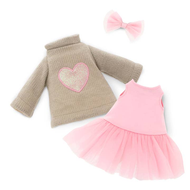 Clothing Set: Pink Heart for wholesale by Orange Toys