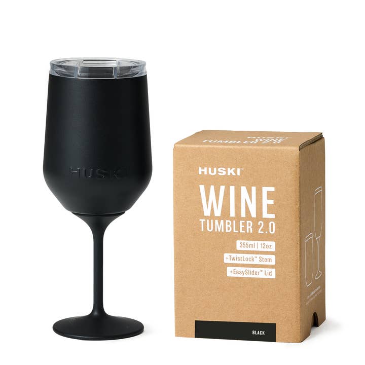 Huski - Wholesale Insulated mug/tumbler - Huski Wine Tumbler 2.0 - Black