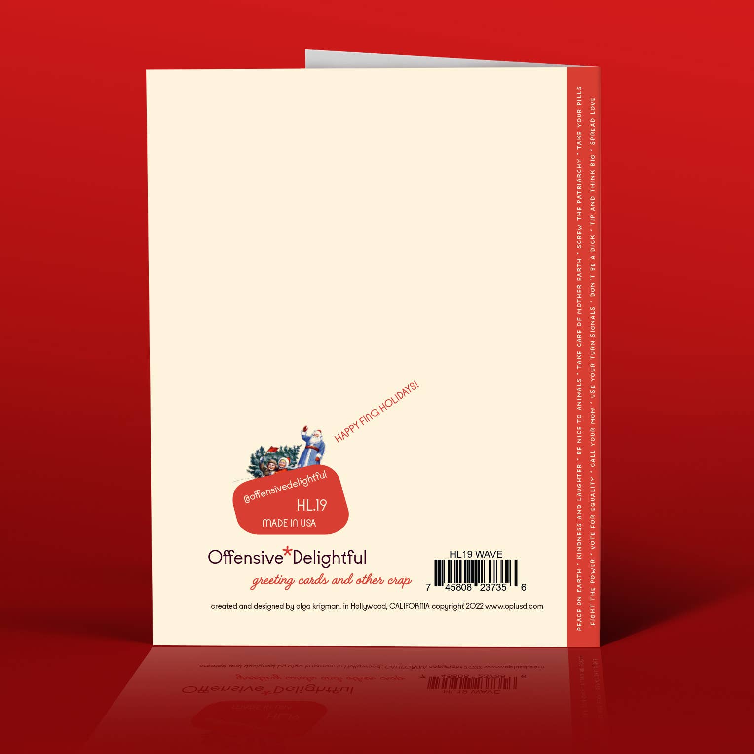 offensivedelightful – Großhandel Weihnachtskarte – SANTA KIDS Weihnachtskarte4