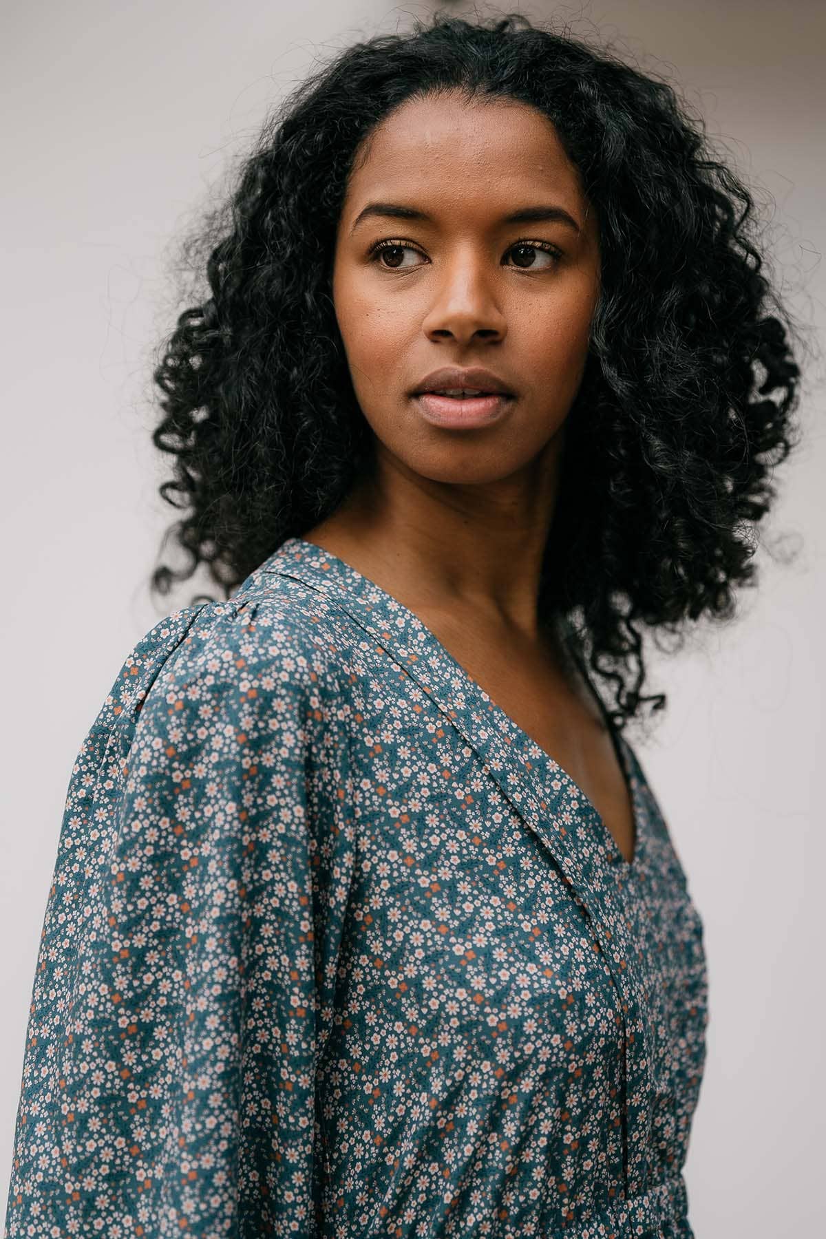 Liberty Flowers Liber'tits long nursing dress for wholesale on Faire6