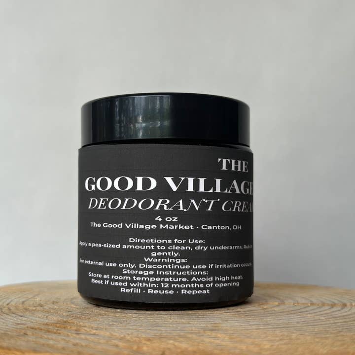 The Good Village Cloth Co + Market - Wholesale Deodorant - Unisex - Deodorant Cream7