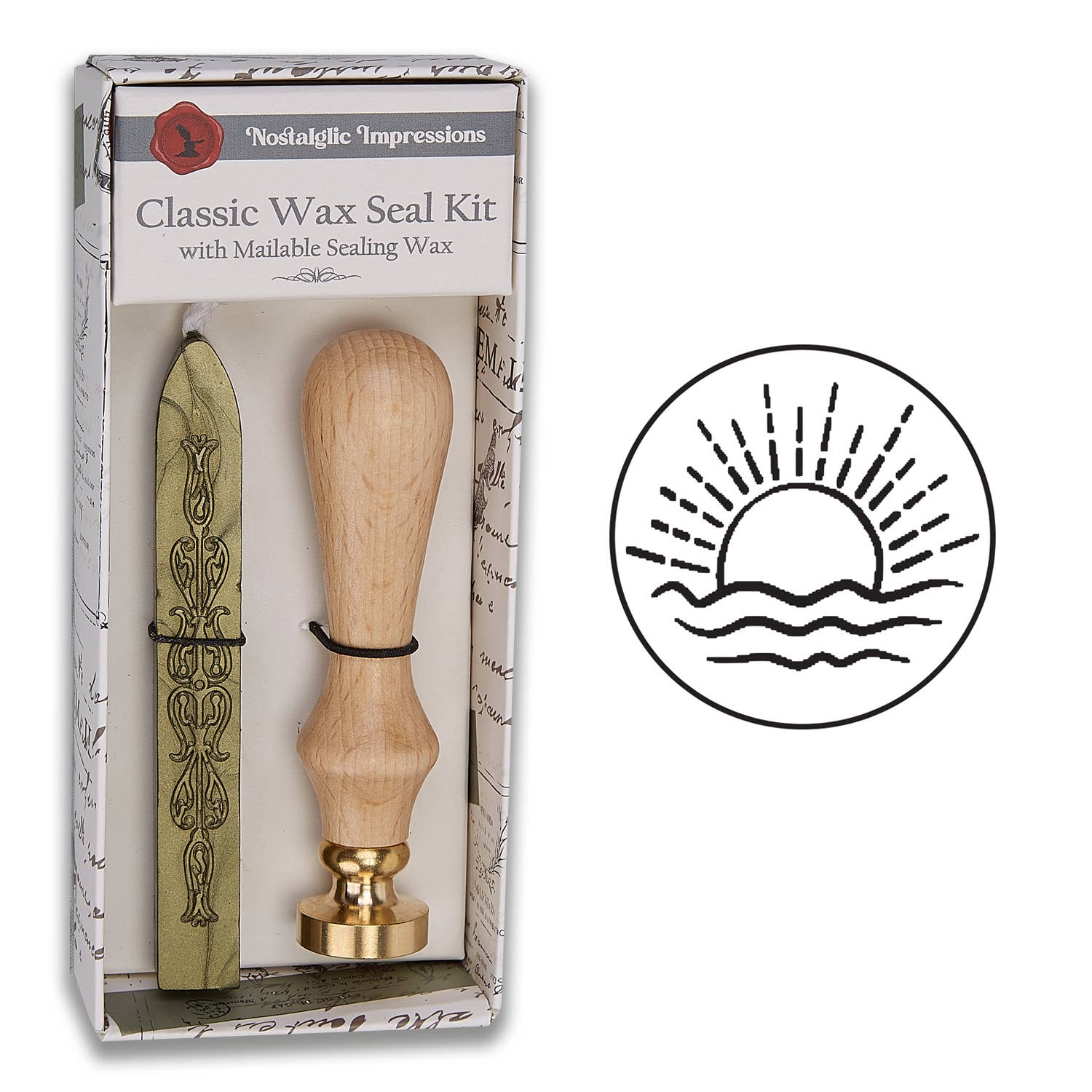 Freund Mayer & Co. - Wholesale Sealing Wax - Nature-Inspired Wood Handle Wax Seal Kits0