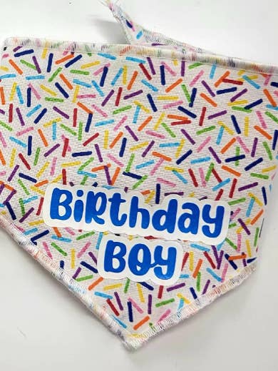Birthday Boy Dog Bandana for wholesale by Wolfpack Playden