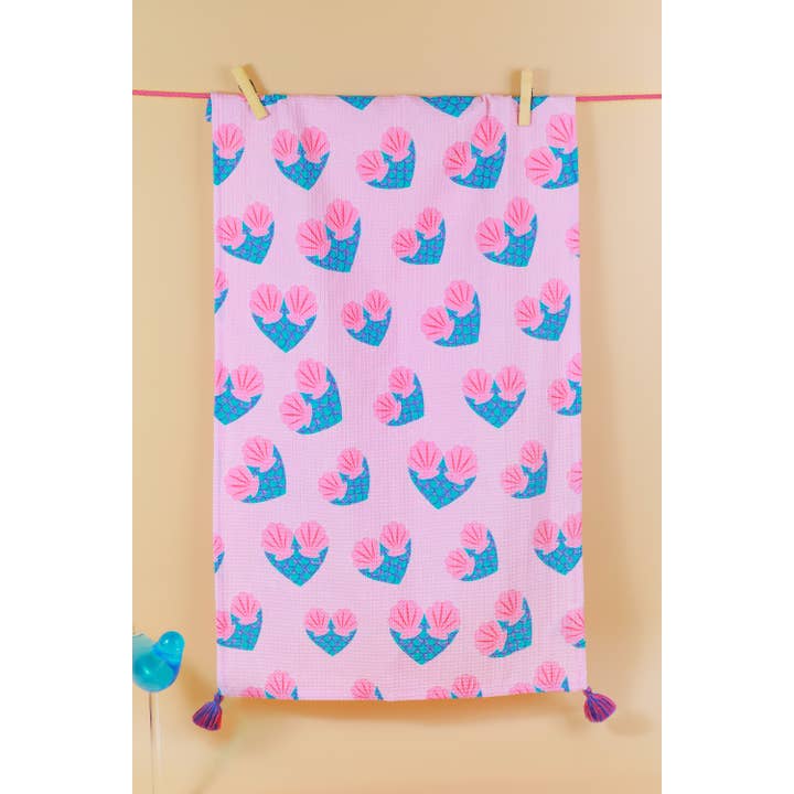 Tiramisu - Wholesale Tea Towel - The "Mermaid Cove" Artisan Kitchen Tea Towel Set of 33