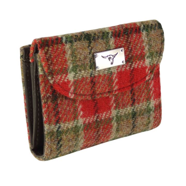 Glen Appin Of Scotland - Wholesale Wallet - Women's - LB2002 Harris Tweed 'Jura' Short Wallet