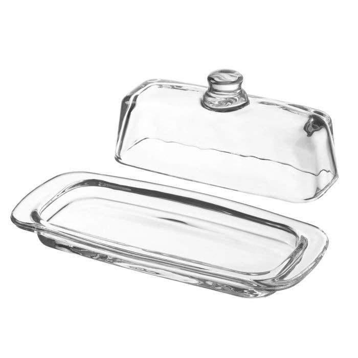 HIC - Harold Import Co. - Wholesale Kitchen Tool/Gadget - HIC Kitchen Glass Butter Dish With Lid1
