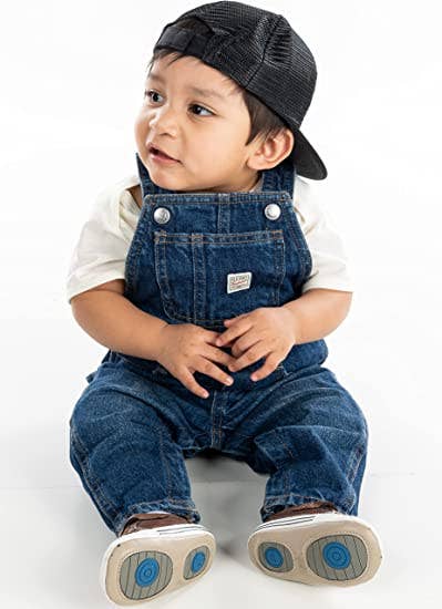 Funky Junque – Engroshandel Hue - Børn – Børn/Todd/Spædbarn Flad Brim Hat - Sort/Hvid5