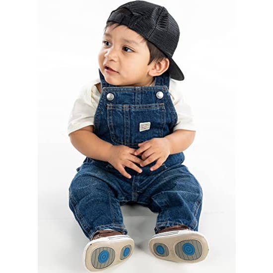 Funky Junque - Vente Chapeau – enfant - Chapeau à bord plat pour enfants/tout-petits/bébés - Noir/blanc5