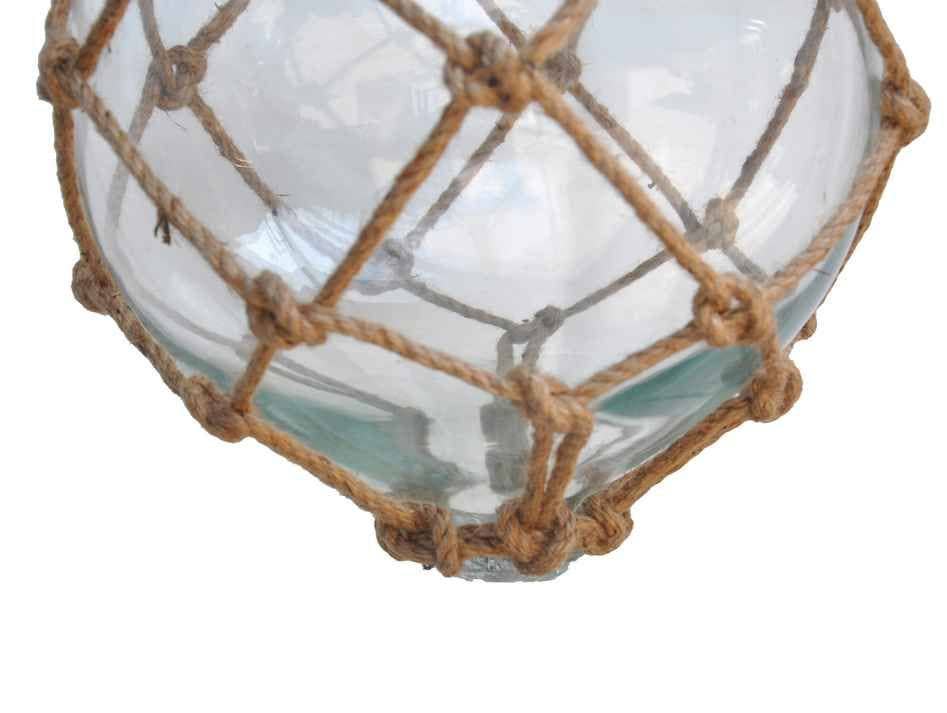 Wholesale Clear Japanese Glass Ball Fishing Float With Brown Netting D for  your store - Faire Canada