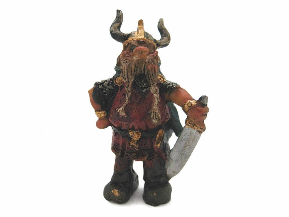 European Heritage Gifts - Wholesale Decorative Figurine - Miniature Viking With Sword0