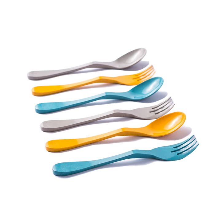 Knork Flatware - Wholesale Assorted Cutlery Set - Knork Eco Plant Utensil - 6 Piece Set12