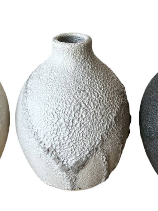 Jarrón Ara Crater Glaze para venta al por mayor de Gina DeSantis Ceramics