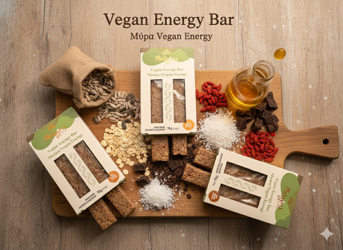 ALETA FARMS - Wholesale Snack Bar - Vegan Energy Bar, Sunflower Seed & Oat Bar, Retail Display 2