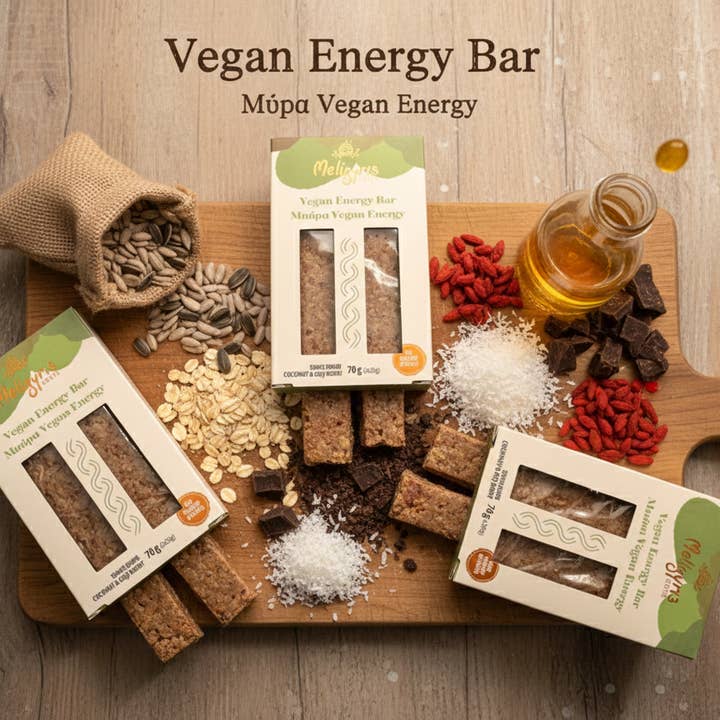 ALETA FARMS - Wholesale Snack Bar - Vegan Energy Bar, Sunflower Seed & Oat Bar, Retail Display 2