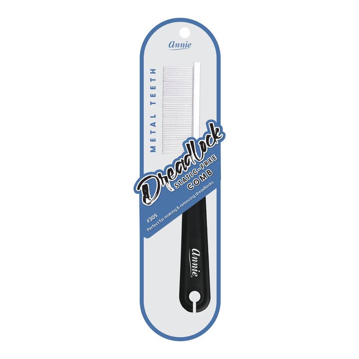 Annie International, Inc. - Wholesale Hair Brush/Comb - Annie Dreadlock Comb Black
