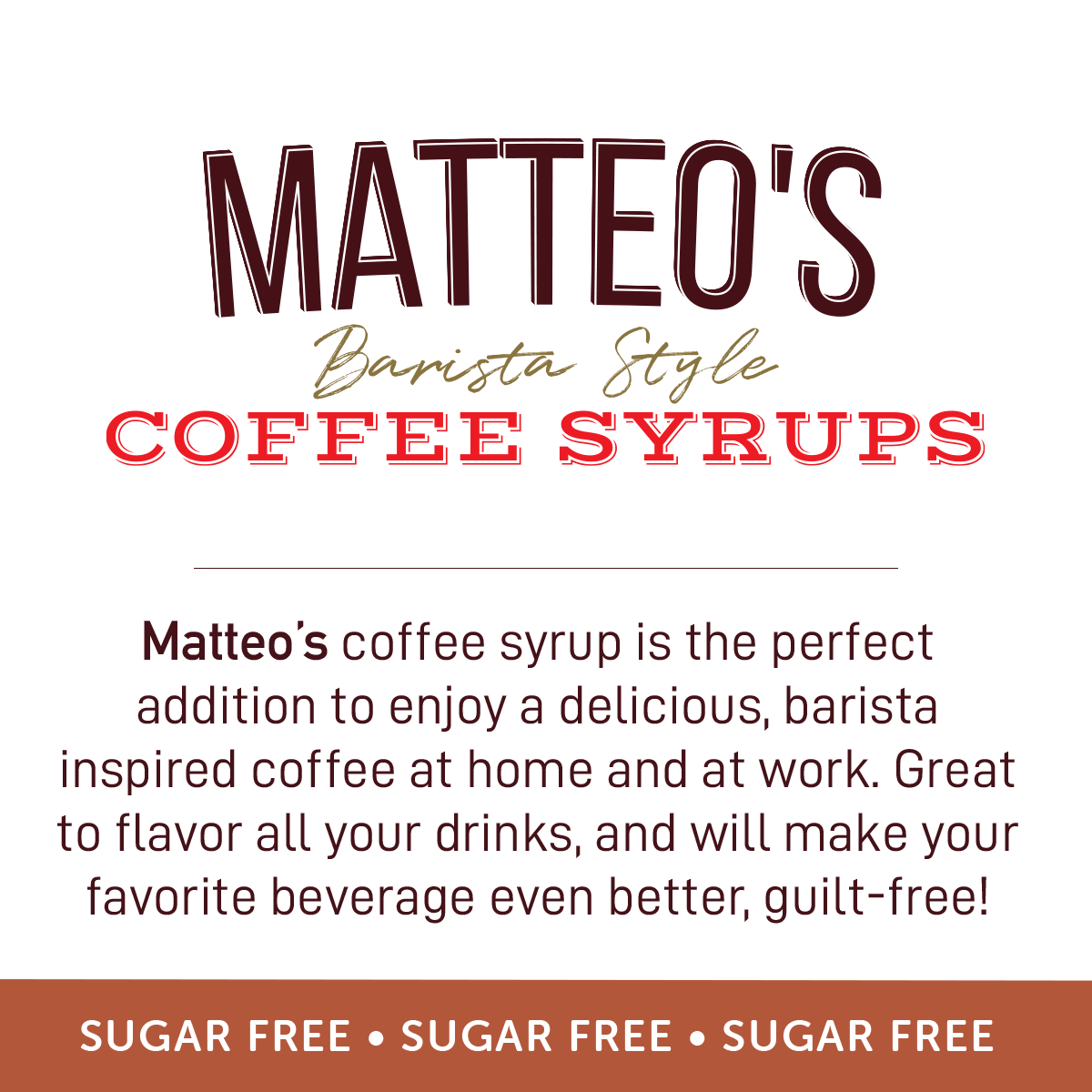 Matteo's - Wholesale Iced Coffee/Cold Brew - Matteo's Sugar Free Coffee Syrup, Pumpkin Cheesecake, 0 Calories, 0 Sugar, Keto Friendly6