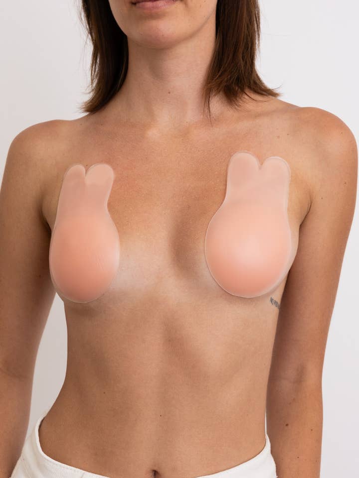 Rosa Cuscinetti per sollevamento del seno in silicone - Copricapezzoli push-up adesivi in vendita all'ingrosso su Faire