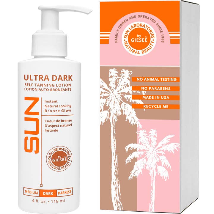 Ultra Dark 4 oz - Best Tanning Lotion for wholesale by Sun Laboratories